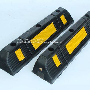 2017 Hot Sale Type Rubber Wheel Stopper, Wheel Stop, Reflective Rubber Car Stopper