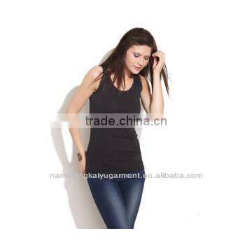 Classic black blank ladies' tank top in Nanchang Kaiyu