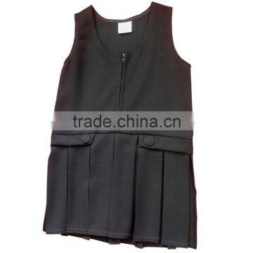 Girls School Uniform Pinafore, Pinafore School Uniform, Cotton Pinafore Dress photo-4