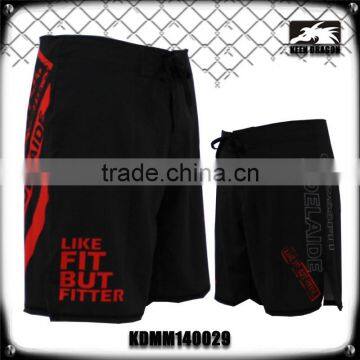 2014 New Design apparel 100% polyester printed mma fighting shorts