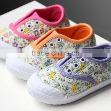 FC1982 spring 2017 children shoes fashion printed canvas girls shoes