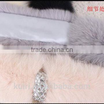 Fashion Women Scarves Winter 2016 High Quality Natural Fox Fur Scarf Collar Cute Girls Real Fur Wraps Scarves photo-6