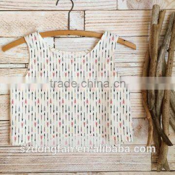 Crop Top Women Clothes Boho Chic Style Boho Girls Clothes Tank Top Tank High Low Arrows Spring Summer Top Tunic photo-2