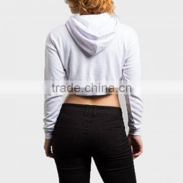 Ladies Sexy Hoodies Solid Color Long Sleeve Hoodies photo-2