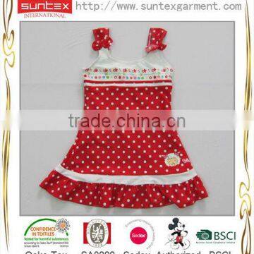 2014 cute girls swimwear high quality swimsuit for kids