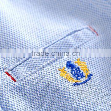 S33465W 2017 Children Boy Fashion Solid Long Sleeve Cotton Blouse photo-5