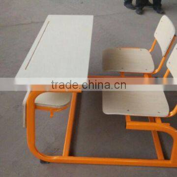2016 New Modern Design Hot Selling Double Plywood Connected School Set photo-4