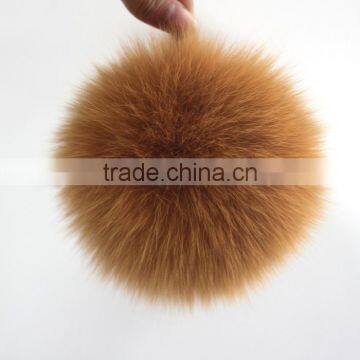 Myfur Caramel Fox Body Fur Pom Pom Real Animal Fur Accessory photo-2