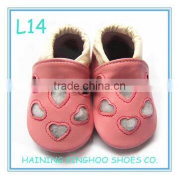 peace heart baby sandal for girl