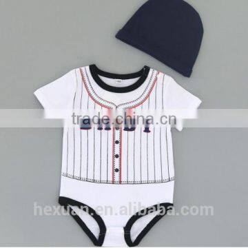 China Clothing Baby Short Sleeve Romper Set photo-2