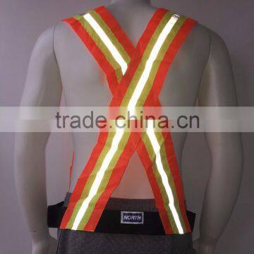 Nylon Material Reflective Work Safety Man Belt With Contrast Color