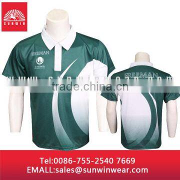 Custom 2015 Design Sublimation Polo T Shirt photo-2