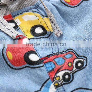 Cute Style Full Cartoon Printing Wholesale Boys Denim Shorts photo-4