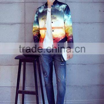 Custom Men Women Printed Sublimation Bomber Softshell Jacket Wholesale photo-5