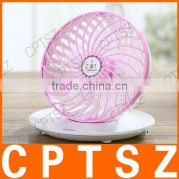 New Arrival Creative Mini USB Coffee Cup Fan Rotatable Hanging Portable Fan Strong Little Fan Drop photo-4