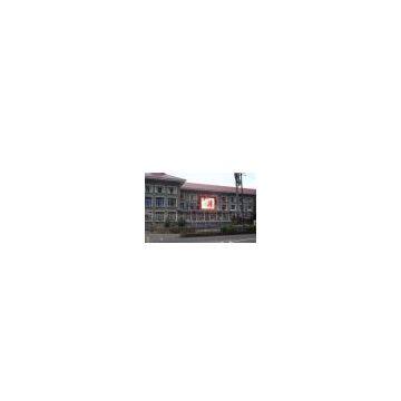 Iron Full Color Building Top  Led Outdoor Display Board P10 546 Pixel 1R1G1B