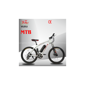 bicicleta electrica with ZOOM lockable suspension front fork