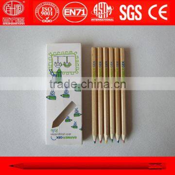 jumbo hexagon nature color pencils in paper box