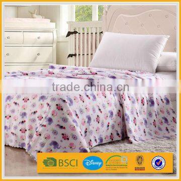 2014 100% polyester adult super soft custom printed ultrasonic edge polar fleece blanket