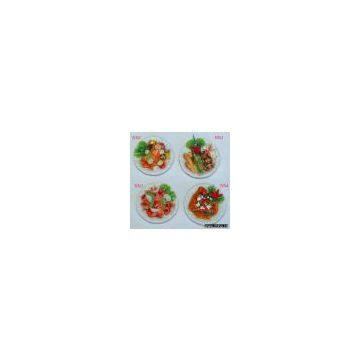 Miniature asian food, Miniature pan fried dish (size 1 inch)