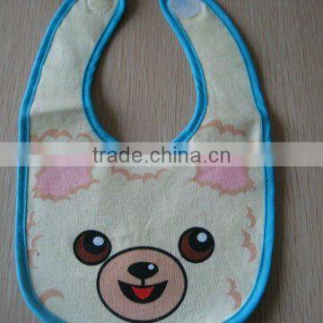 cotton printed baby bib