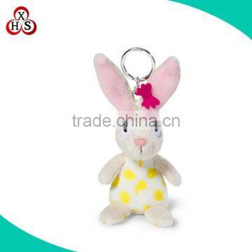 Wholesale soft toy keychain plush bunny keychain