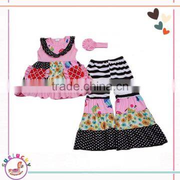 Girls Clothing Sets 2017 Summer New Kids Ladies Fashion childrens boutique clothing girls clothes online