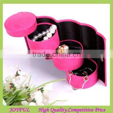 Hot selling 3 layer Jewelry Box / jewelry gift boxes /travel jewelry organizer