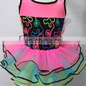 new fashion pink princess Strapless children girl latin dance dress