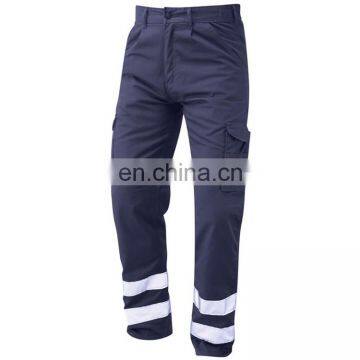 Hi Vis Combat Kneepad construction Workwear Trousers pants With Reflective Bands overalls