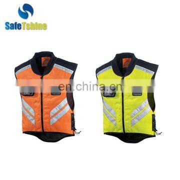 Reflective Lime motorcycle good safety vest