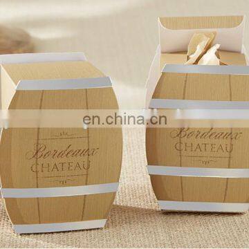 Just Arrival Wine Barrel Paper Favor Box