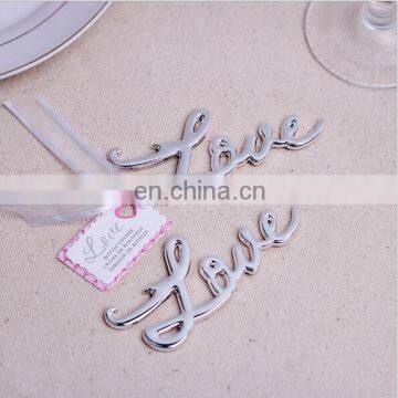 New Popular Bridal Favors Baby Shower LOVE Silver Bottle Opener