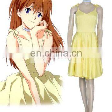 Rose team-Free Shipping Neon Genesis Evangelion Soryu Asuka Langley Dress Anime Sexy Halloween Carnival Costume