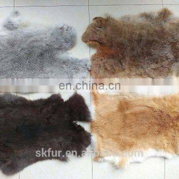 Big size and soft raw color rabbit fur pelts wholesale