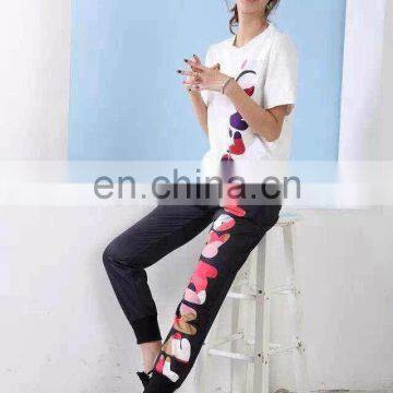 2015 New White Top and Long Pants Hot Sell Two Piece Set photo-4