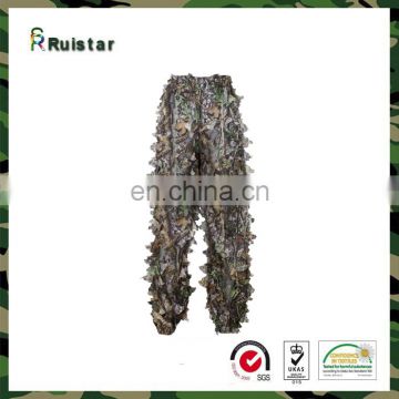 3D Laser Cutting Bionics Camo Mesh Men's Hunting Blind Camouflage pant