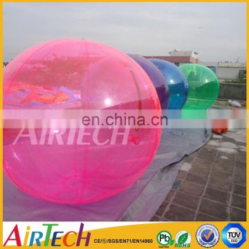 Colourful inflatable water ball for park