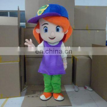 Lovely girl mascot costume,used mascot costumes for sale