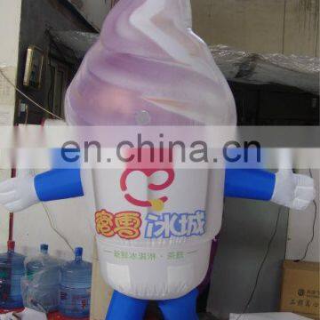 Ice-cream inflatable movable cartoon