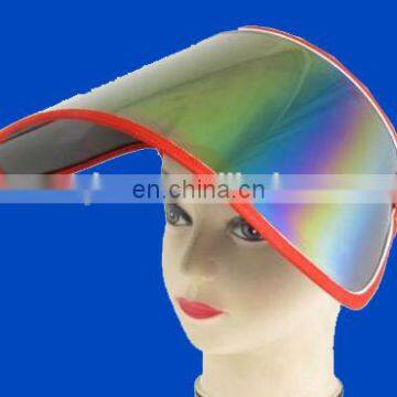 Lady Running Jogging Plastic Polyester Sun Visor Cap