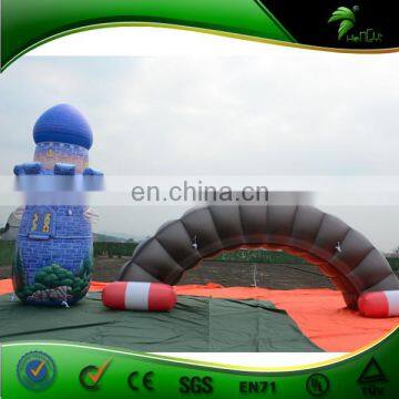 Black Inflatable Arch Gate, Inflatable Entrance