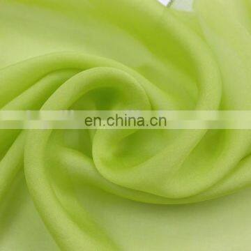 pretty softer hotselling plain color dye pure silk chiffon