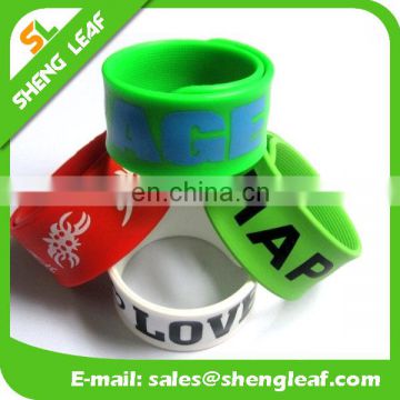 Thick welcome good sale silicone slap band