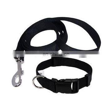 Cheap New Design Dark Pink Make Leather Dog Collar and Leash photo-3