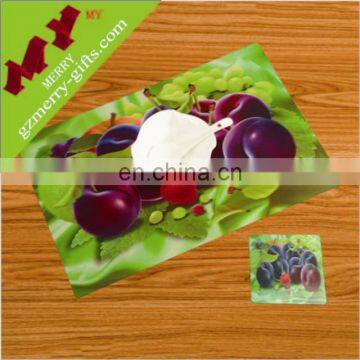 Restaurant supplies silicone placemat / plastic pvc placemat