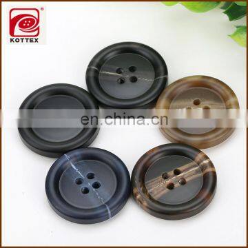 Resin Buttons of 4 Holes for Business Man Suit