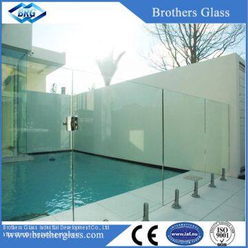 Frameless Toughened Glass Swimming Pool Glass Railing