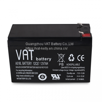 12V7AH Sealed Lead Acid Battery Ups Battery