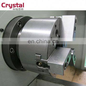 Gang Type Cnc Lathe Cutting Tools Machine Bar Feeder CK6132A
